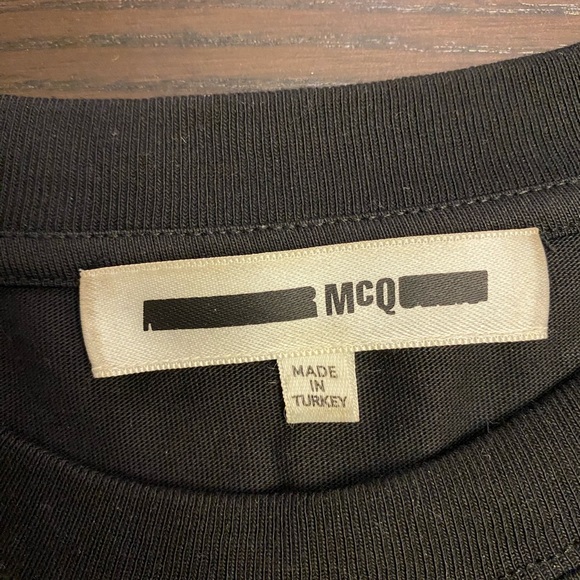 MCQ ALEXANDER MCQUEEN Black McQ Swallow Floral T-Shirt - Picture 3 of 4